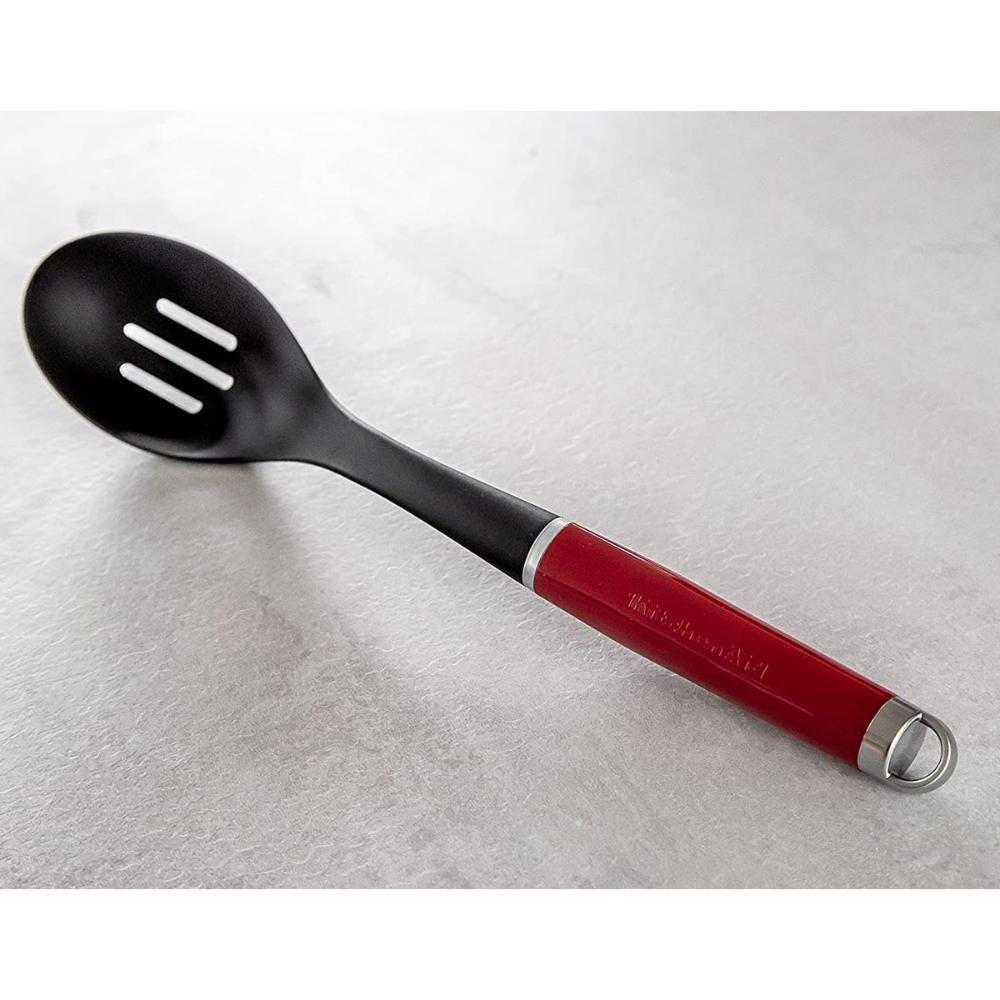 Colher Para Servir Perfurada Com Alça Vermelho Kitchenaid - 2
