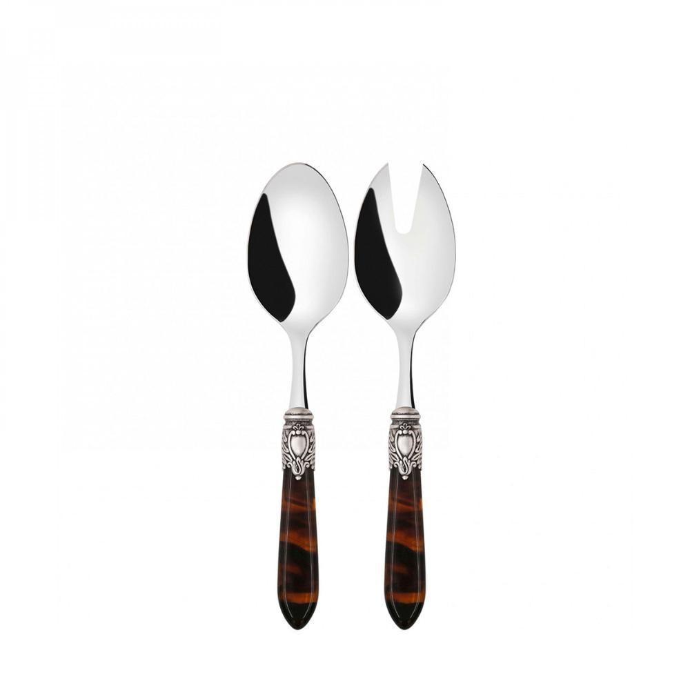 Jogo Para Salada 2 Peças Mesa Posta Inox Oxford Bugatti - 1