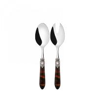 Jogo Para Salada 2 Peças Mesa Posta Inox Oxford Bugatti - 1