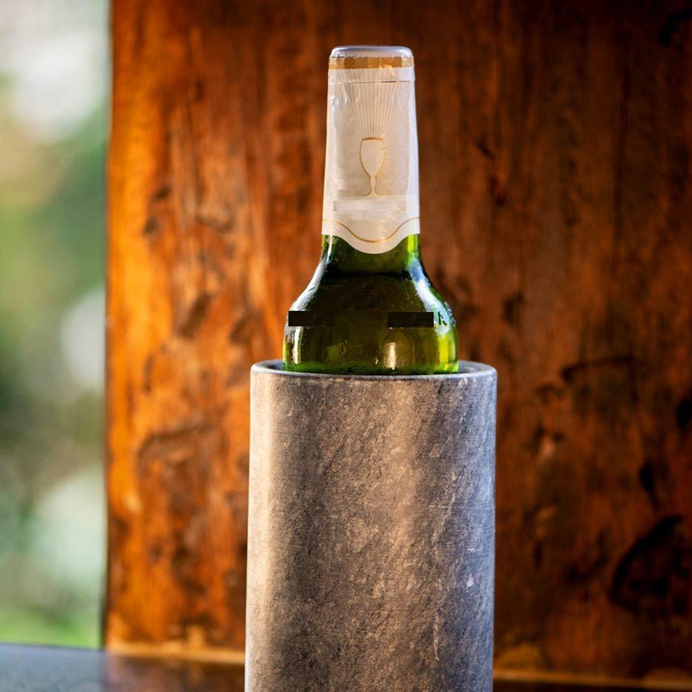 Kit Porta Utensílios Vinho Cerveja Talher Pedra Sabão P E G - 5