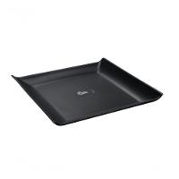 Prato Quadrado Casual Grande Cozy 20,6 X 20,6 X 2,6 Cm Preto Coza - 1
