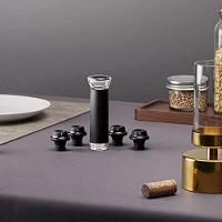 Kit Bomba A Vácuo Manual Para Vinhos Com 4 Rolhas Adega Bar - 3