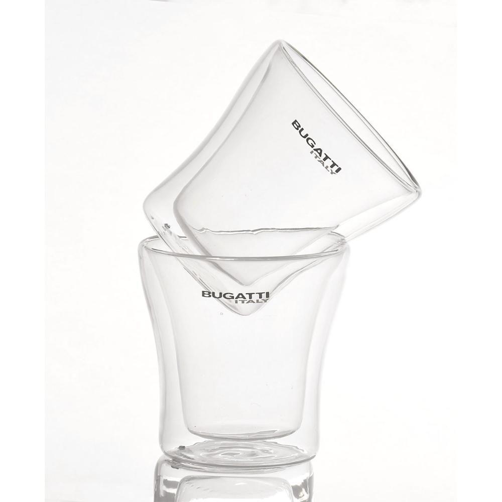 Conjunto 2 Copos Shots De Parede Dupla Licor 100ml Bugatti - 8