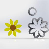 Cortador Girassol Modular Tamanho 6Cm - 1