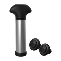 Jogo Para Vinhos Harmoniza Bomba De Vácuo E Tampas 3 Peças - 1