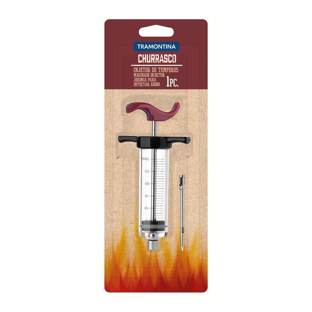 Injetor De Temperos Carne Churrasco Seringa Em Acrílico E Aço Inox 30ml - Tramontina 26462100 - 3