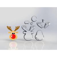 Cortador Natal Alce Modular Tamanho 7Cm - 1