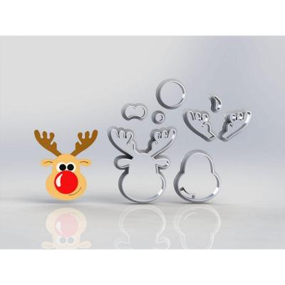 Cortador Natal Alce Modular Tamanho 5Cm