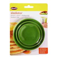 Jogo 3 Tampas Para Copos De Medidas Vitamina Util Chef´n - 3