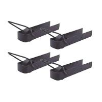 Kit 4 Pares De Trinco Correr Porteira Com Rodinha 350X70Mm. - 1