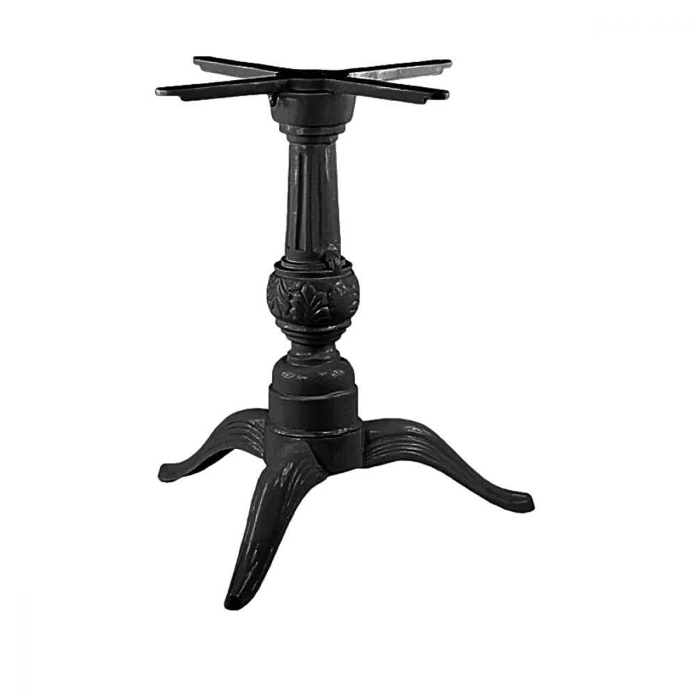 Kit Pé De Mesa E Trava Verona Em Ferro Fundido - 2