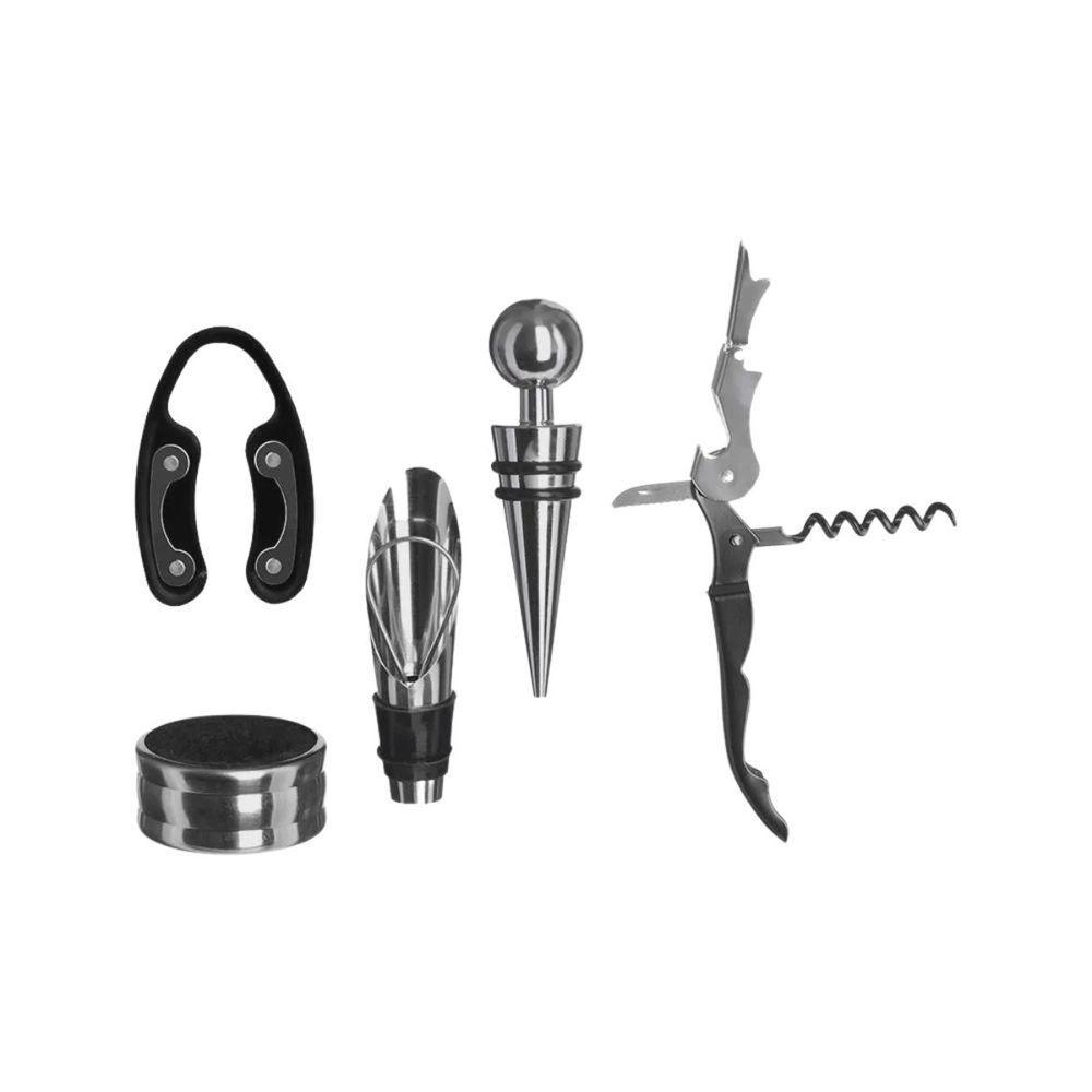 Kit Acessórios Para Abrir Vinho Com Estojo Livro - Hauskraft - 3