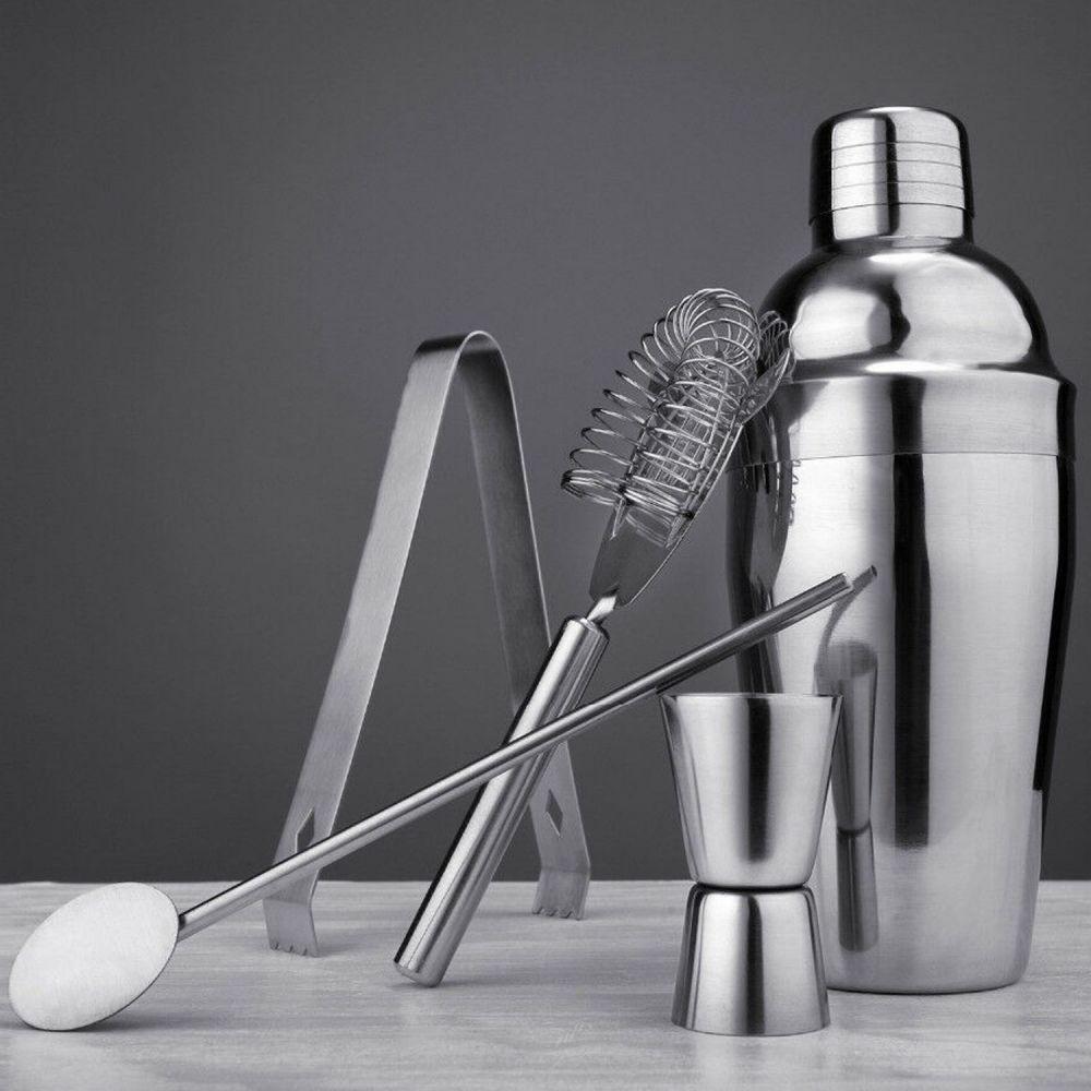 Kit Bar Coqueteleira Caipirinha Aço Inox 550ml 5 Peças - 5