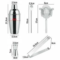 Kit Bar Coqueteleira Caipirinha Aço Inox 550ml 5 Peças - 8