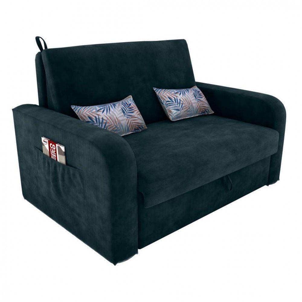 Sofá Cama Matrix Lady Day 4 Lugares Petróleo/Floral - 4