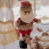 Boneco De Natal Decorativo Em Poliéster Com Ajuste De Altura 42cm Papai Noel - 2