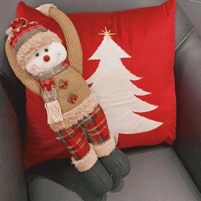 Boneco De Natal Decorativo Para Pendurar Em Poliéster 52cm Boneco De Neve