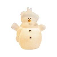 Enfeite Natal Boneco De Neve Led Floquinho A Pilha Taschibra - 1