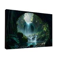 Quadro Cachoeira Deserta -- Br Artes - 1