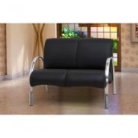 Conjunto Poltrona Polly Com 5 Lugares - Preto Corino - 3