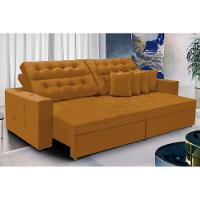 Sofá Texas 3.00m Retrátil E Reclinável - Terra - 1