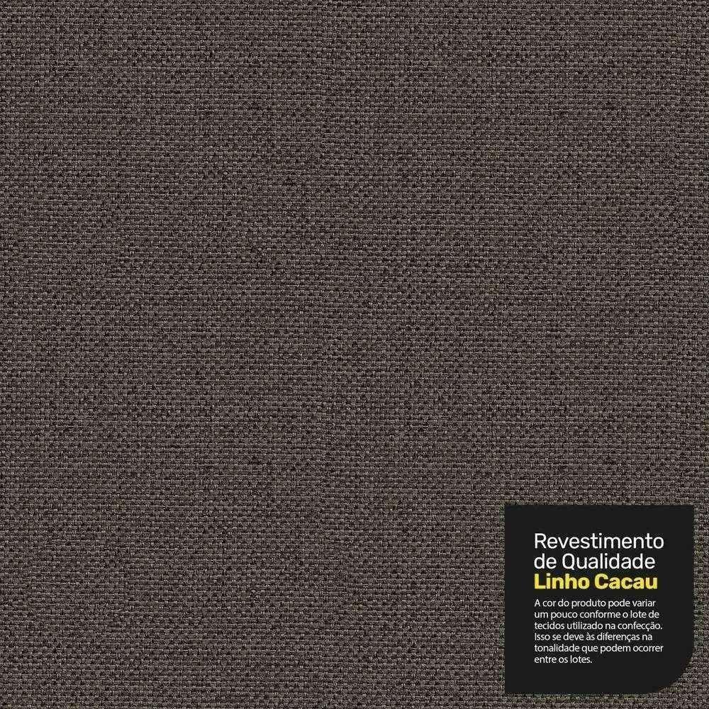 Poltrona De Amamentação E Descanso Zoe Com Base Balanço Linho Cacau - Desk Design - 7