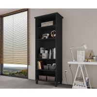 Armário Organizador Multiuso Com Prateleiras Library Preto - Luapa - 1