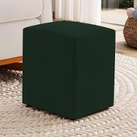 Poltrona De Amamentação E Descanso Zoe Com Base Balanço E Puff Veludo Verde - Desk Design - 11