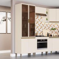 Cristaleira 4 Portas 715 Cm Connect Henn Off White - 3