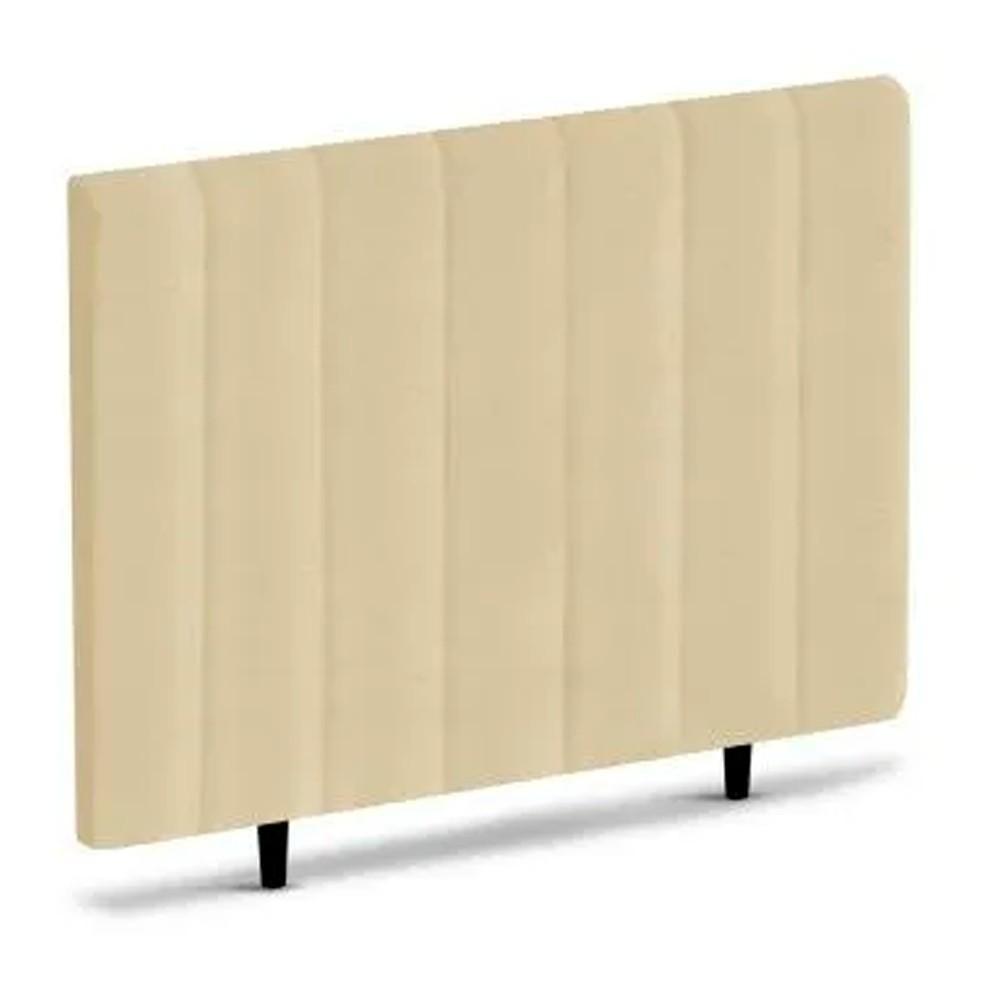 Cabeceira Castor Casal Revollution Bege 138cm - 1