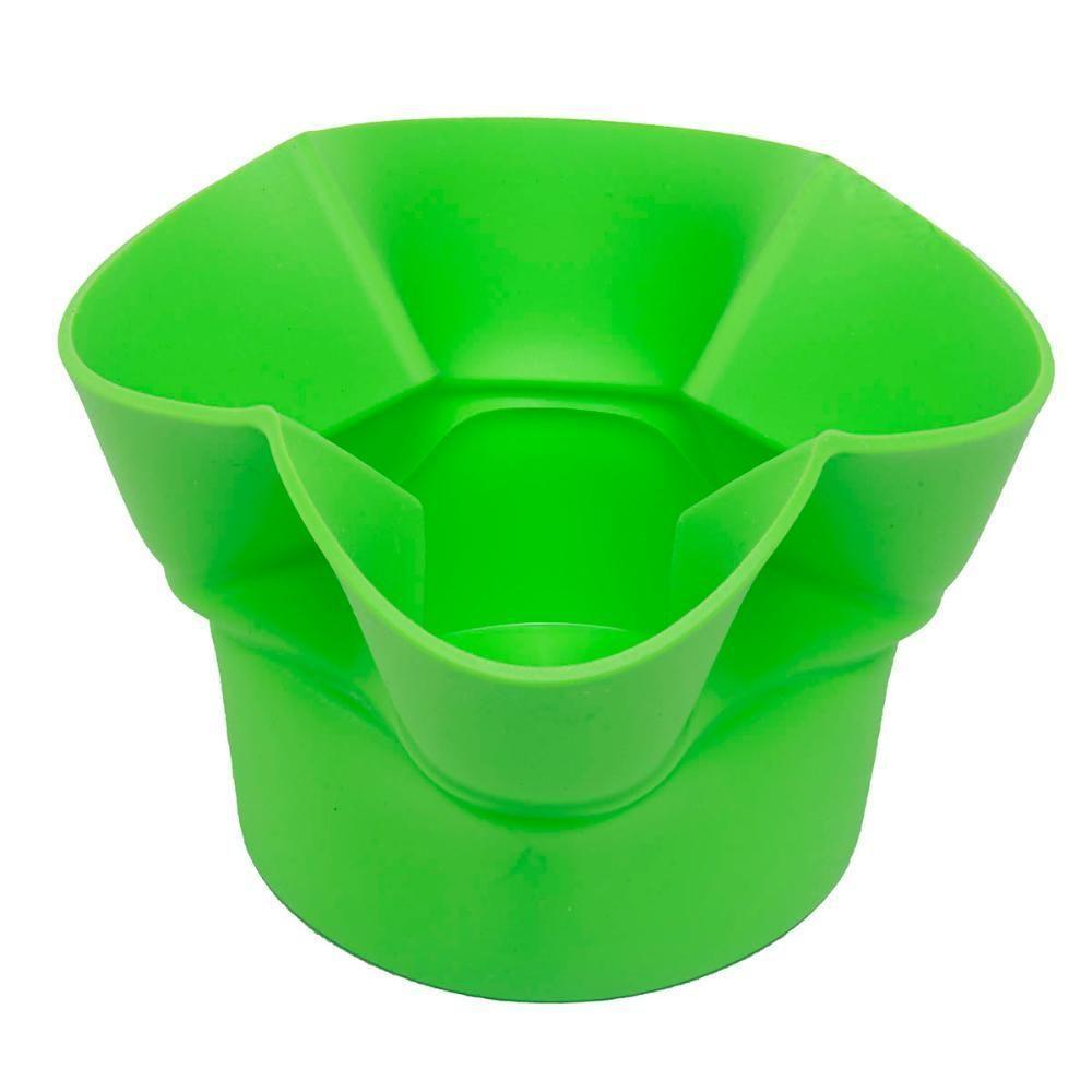 Cesto 2 Em 1 Silicone Flexível Multiuso Decoração Silikomart Cor:verde Verde - 1