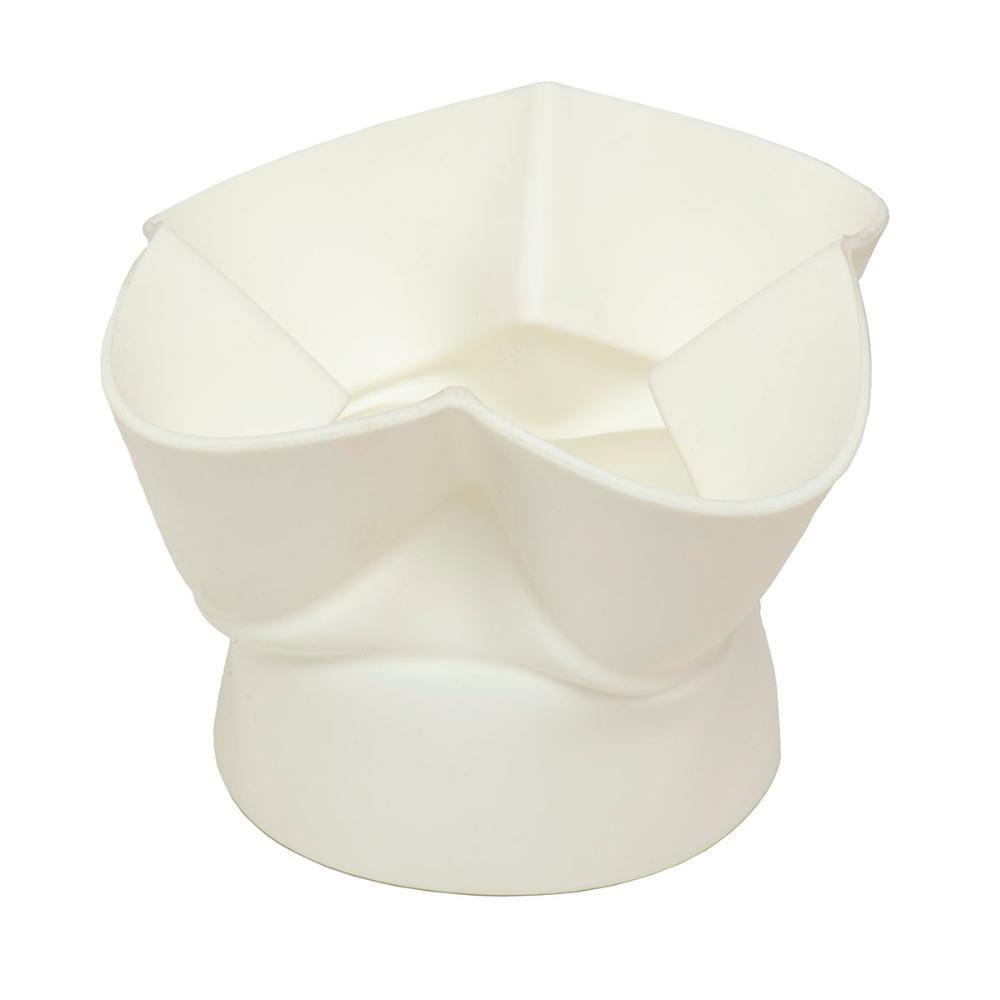 Cesto 2 Em 1 Silicone Flexível Multiuso Decoração Silikomart Cor:branco Branco - 3