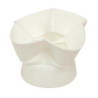 Cesto 2 Em 1 Silicone Flexível Multiuso Decoração Silikomart Cor:branco Branco - 3