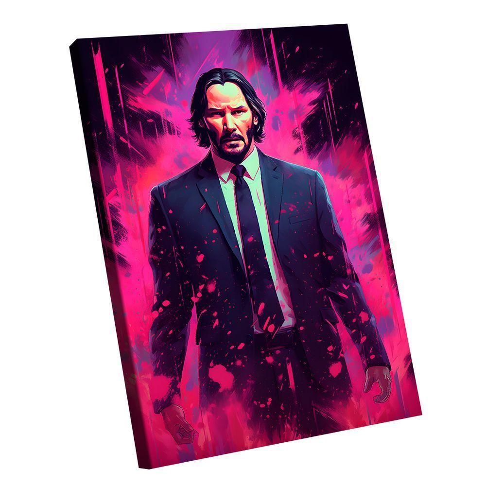 Quadro John Wick Purple -- Br Artes - 1