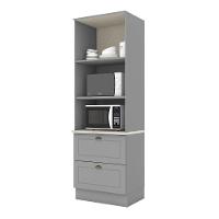 Paneleiro Torre Quente 2 Fornos Americana Henn Cinza Com Calcare Bp - 3