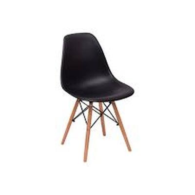Cadeiras Charles Eames Wood Dkr Eiffe Preto