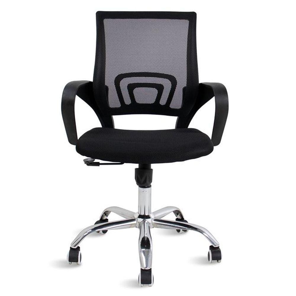 Cadeira De Escritório Mesh Diretor Com Sistema Relax Giratoria New Java - Preto - 1