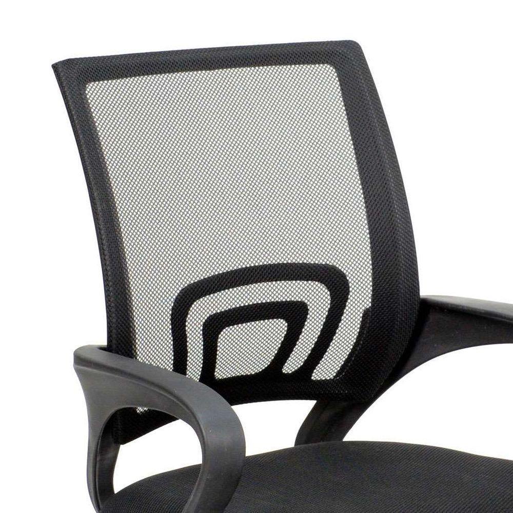 Cadeira De Escritório Mesh Diretor Com Sistema Relax Giratoria New Java - Preto - 3