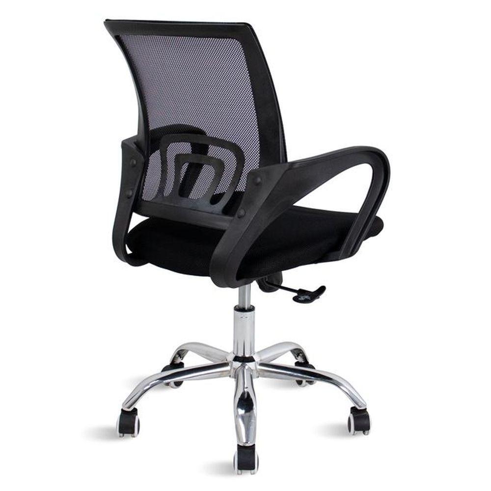 Cadeira De Escritório Mesh Diretor Com Sistema Relax Giratoria New Java - Preto - 4