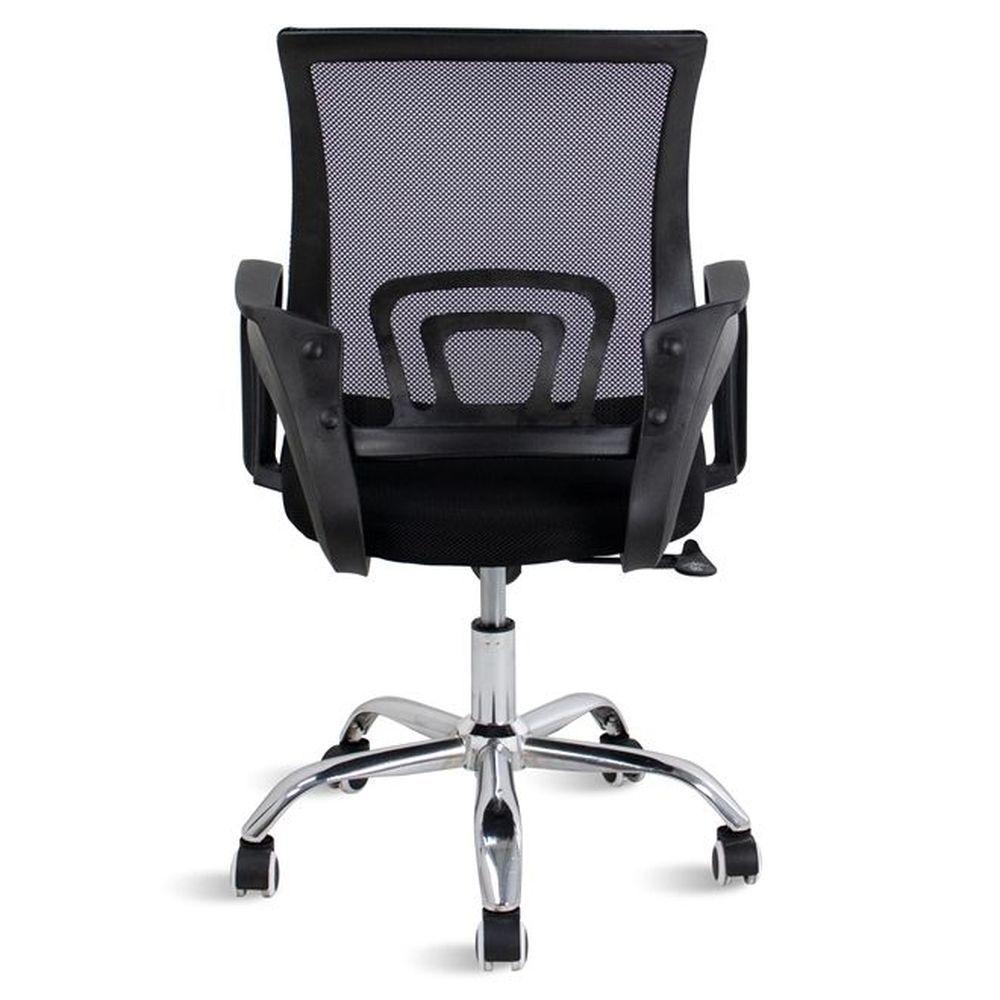 Cadeira De Escritório Mesh Diretor Com Sistema Relax Giratoria New Java - Preto - 5