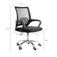 Cadeira De Escritório Mesh Diretor Com Sistema Relax Giratoria New Java - Preto - 2