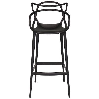 Banqueta Allegra Masters 100% Polipropileno Preta