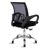 Cadeira De Escritório Mesh Diretor Com Sistema Relax Giratoria New Java Preto