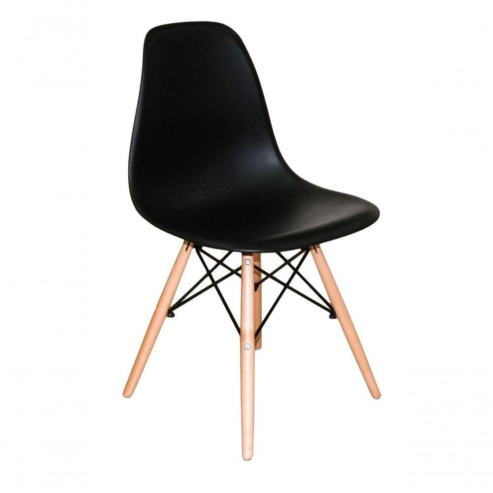 Kit 4 Cadeiras Charles Eames Eiffel Preto. - 3
