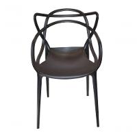 Conjunto Com 3 Cadeiras Monobloco Allegra Preta - 5