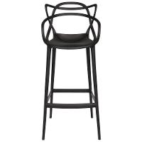 Conjunto C/2 Banqueta Allegra Alta Master Preta Cozinha Americana Balcão Polipropileno - 4