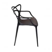 Conjunto Com 2 Cadeira Allegra Solna Masters 100% Polipropileno Preta - 3