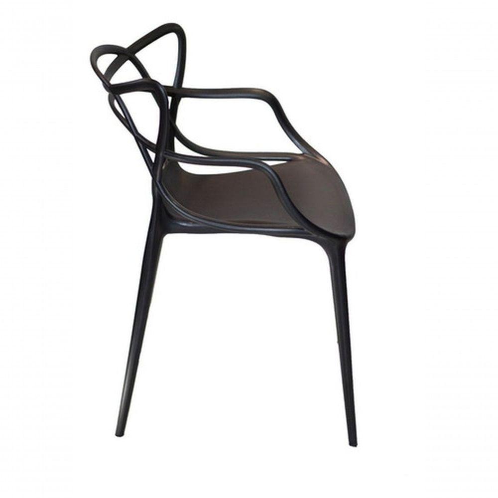 Kit 6 Cadeiras Allegra Jantar Cozinha Escrivaninha Preta !! - 3