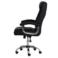 Cadeira De Escritório Presidente Executiva Big Com Molas Ensacadas Conforto Giratória Preta - 2