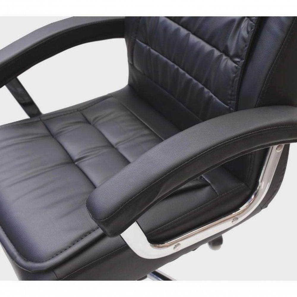 Cadeira De Escritório Presidente Big Munique Confort Base Giratória Com Molas Ensacadas - Preto - 4